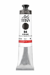 TUBO ÓLEO EXTRAFINO TITAN ARTS NEGRO HUMO 0.020 Lt