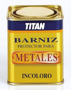 BARNIZ TITANLUX PROTECTOR PARA METALES INCOLORO 0,25 Lt.