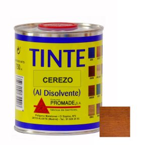 TINTE AL DISOLVENTE CEREZO 0.75 Lt