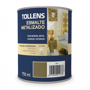 ESMALTE TOLLEN METALIZADO ORO 0,75 Lt